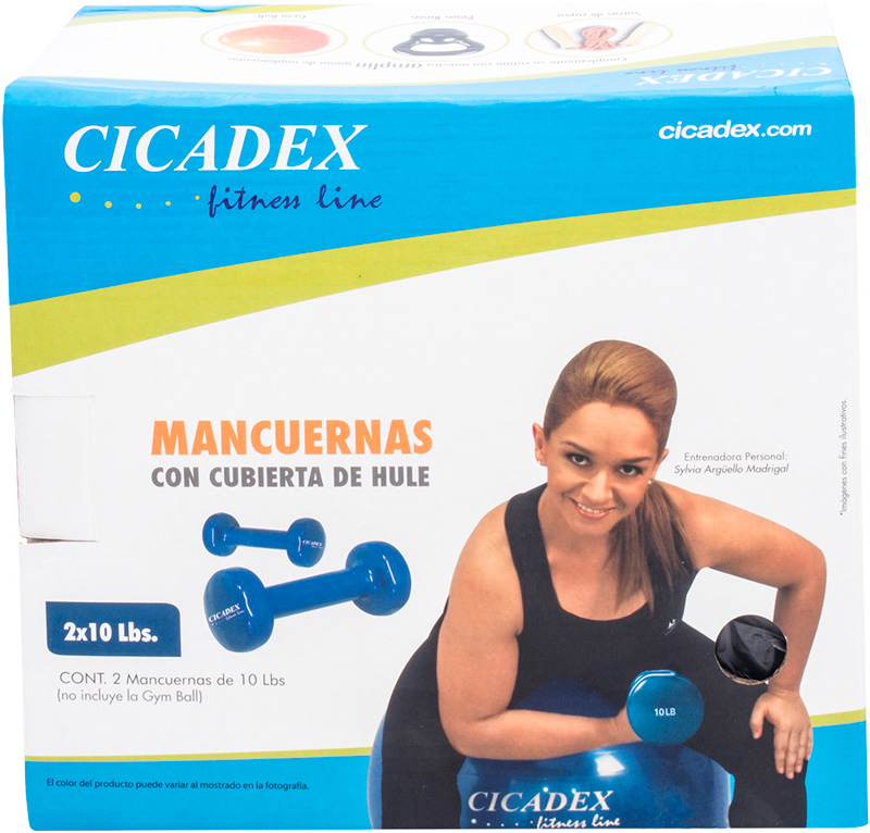 Par de mancuernas 5 16 20 Lb Cicadex