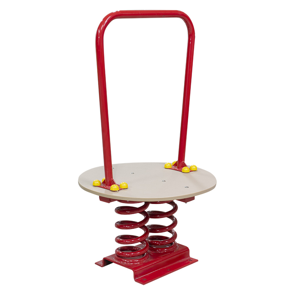 FIGURA DE RESORTE BASE REDONDA CON AGARRADERA - Cicadex